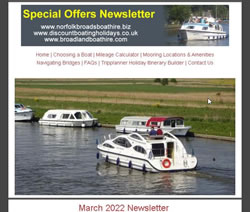 January 2022 Newsletter screenshot